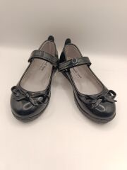 Kız Çocuk Rugan Kaydırmaz Taban Bıyık Babet Siyah - 27