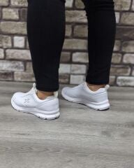 Rahat Konforlu Bağcıklı Günlük Erkek Bağcıklı Spor Ayakkabı Sneaker Beyaz - 41