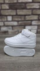 Yarım Bilek Boğazlı Erkek Basket Günlük Rahat Spor Ayakkabı Sneaker Beyaz - 40