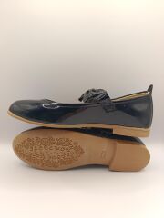 Kız Çocuk Rugan Kaydırmaz Taban Babet Siyah - 35