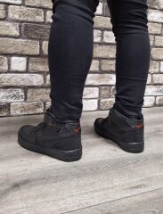 Yarım Bilek Boğazlı Erkek Basket Günlük Rahat Spor Ayakkabı Sneaker Siyah - 41