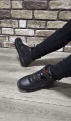 Yarım Bilek Boğazlı Erkek Basket Günlük Rahat Spor Ayakkabı Sneaker Siyah - 41