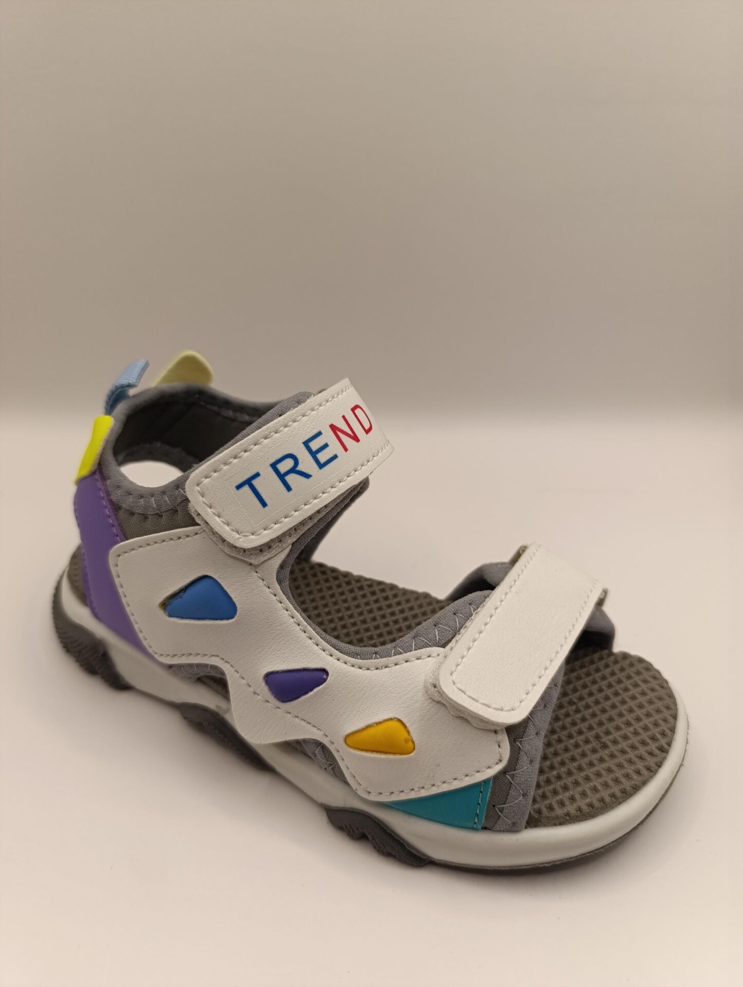 Esnek  Yumuşak Taban Dayanıklı Çocuk Spor Sandalet Terlik Beyaz - 30