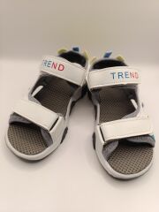 Esnek  Yumuşak Taban Dayanıklı Çocuk Spor Sandalet Terlik Beyaz - 30