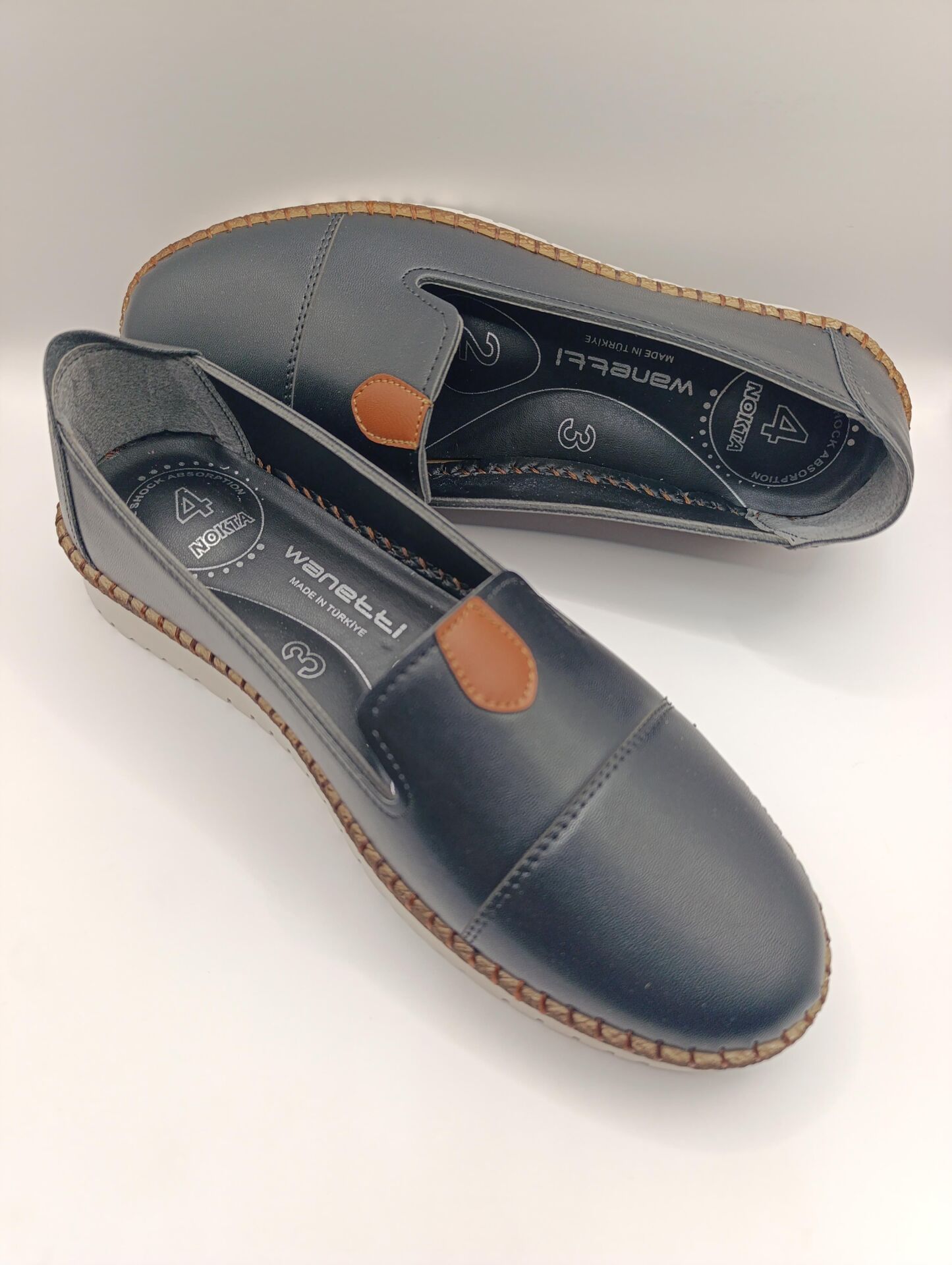 Ortopedik Taban Günlük Kadın Babet Ayakkabı Siyah - 39