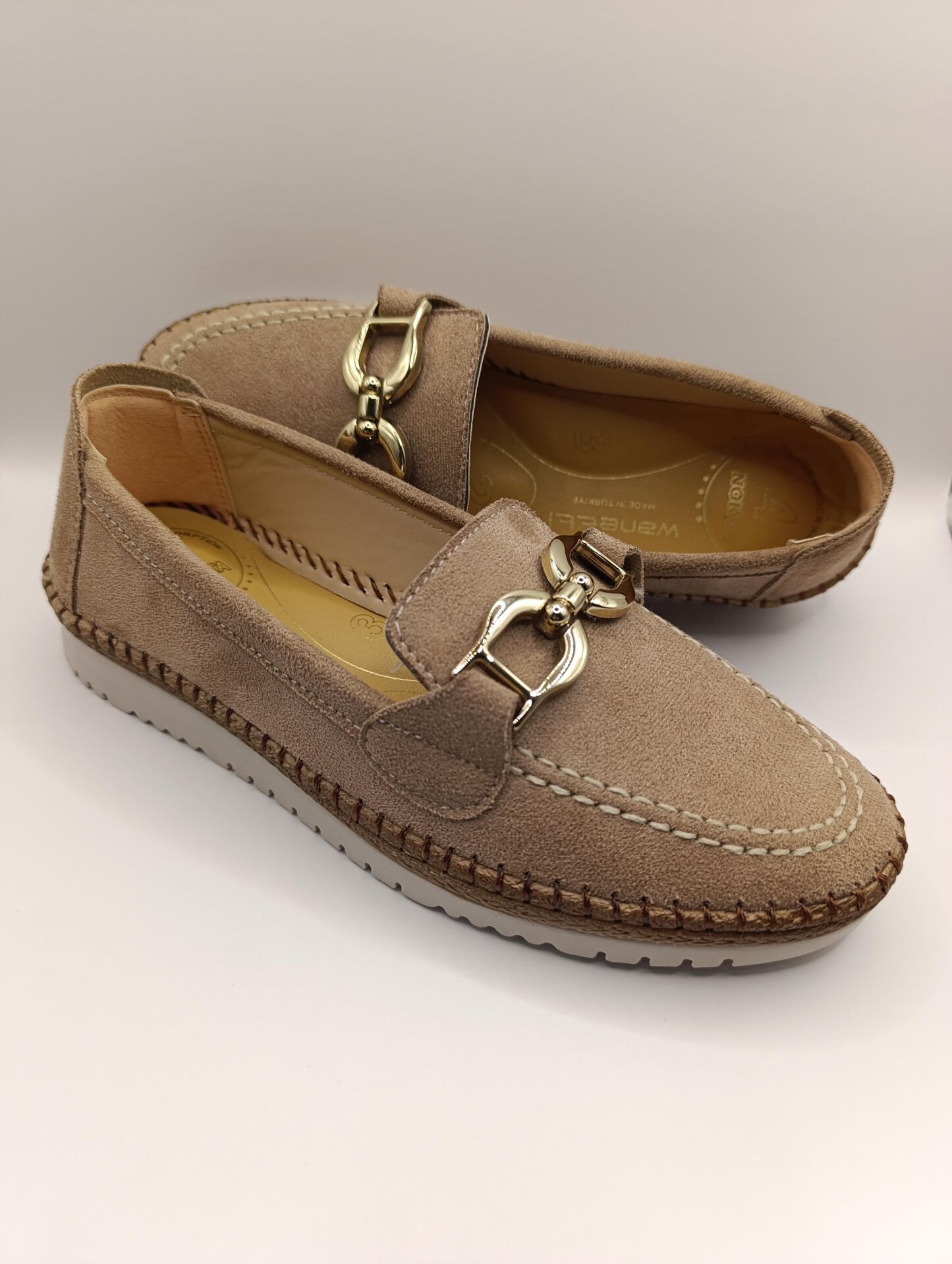 Ortopedik Taban Günlük Kadın Babet Ayakkabı Vizon - 40