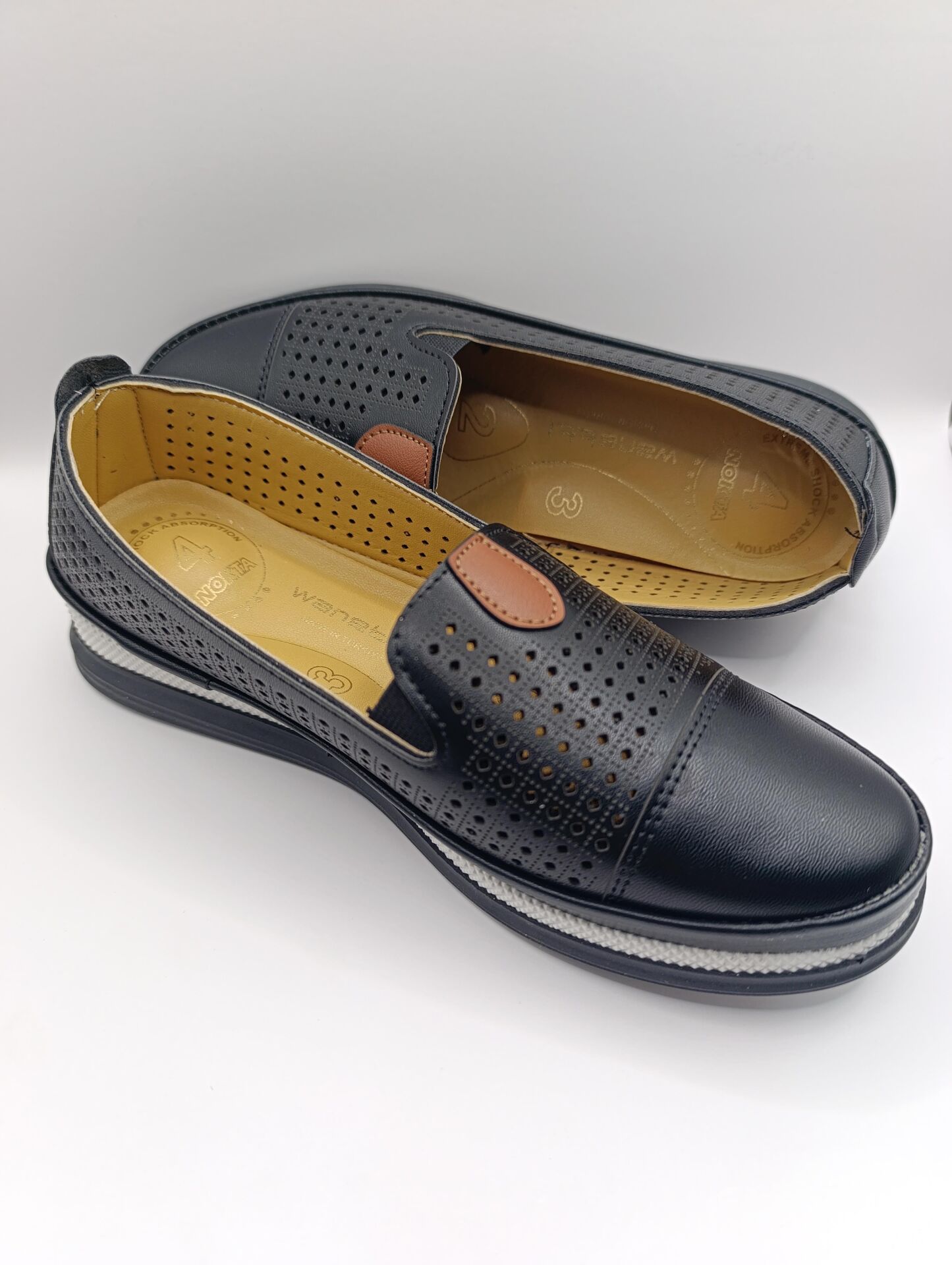 Ortopedik Taban Günlük Kadın Babet Ayakkabı Siyah - 41