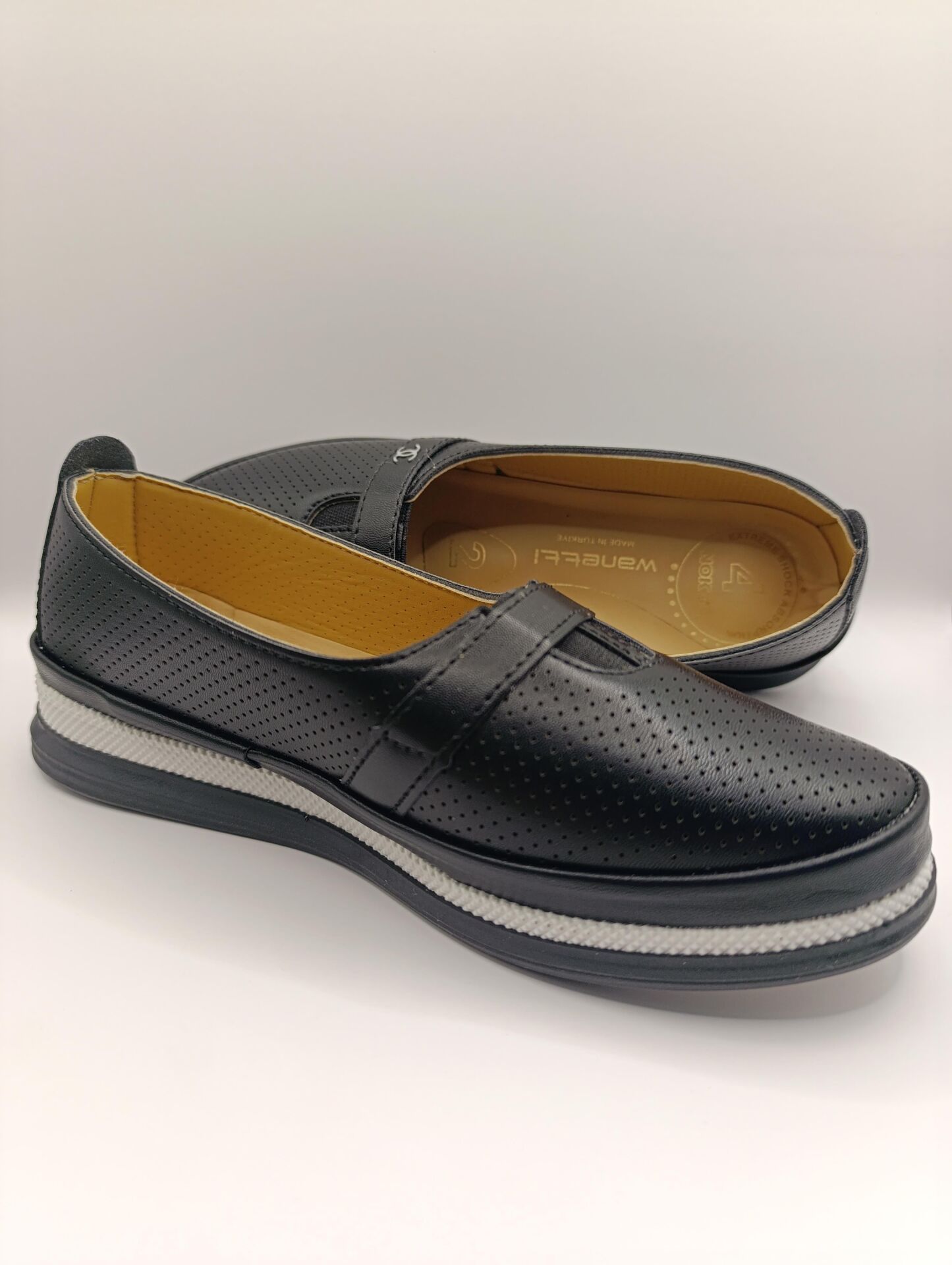 Ortopedik Taban Günlük Kadın Babet Ayakkabı Siyah - 40