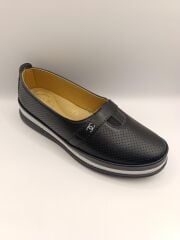 Ortopedik Taban Günlük Kadın Babet Ayakkabı Siyah - 40