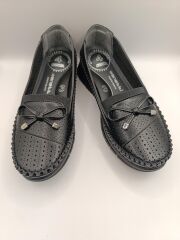 Ortopedik Taban Günlük Kadın Babet Ayakkabı Siyah - 41