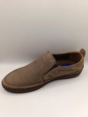 İçi Dışı Hakiki Deri Jelli Taban  Erkek Yazlık Rahat Günlük Hafif Çarık Ayakkabı Kahverengi - 43