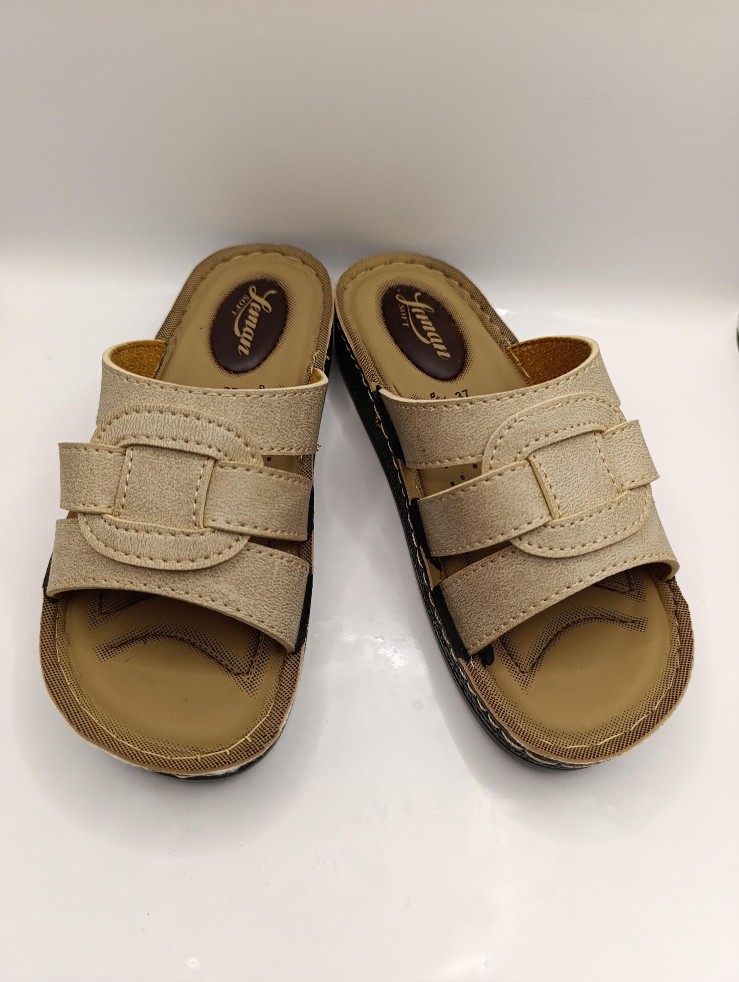 Günlük Kadın Terlik  Yumuşak Rahat Taban Bej - 36