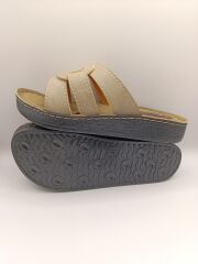 Günlük Kadın Terlik  Yumuşak Rahat Taban Bej - 37