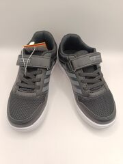 Çocuk Günlük Cırtlı Lastikli Fileli Sneaker Spor Ayakkabı Okul Ayakkabısı Siyah - 33