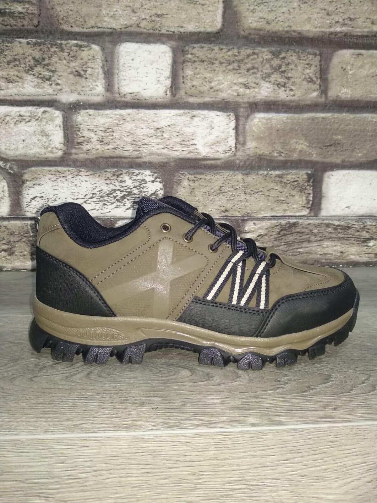 Outdoor Trekking Suya Dayanıklı Bağcıklı Kaymaz Taban Kışlık Ayakkabı Vizon - 42