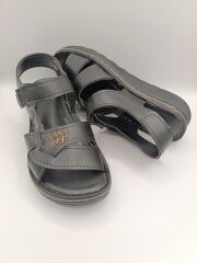 Günlük Kadın Cırt Bantlı Sandalet Yumuşak Rahat  Siyah - 40