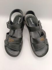 Günlük Kadın Cırt Bantlı Sandalet Yumuşak Rahat Siyah - 37