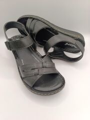 Günlük Kadın Cırt Bantlı Sandalet Yumuşak Rahat  Siyah - 40