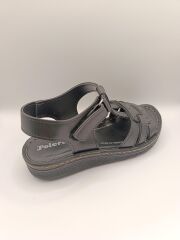 Günlük Kadın Cırt Bantlı Sandalet Yumuşak Rahat Siyah - 38