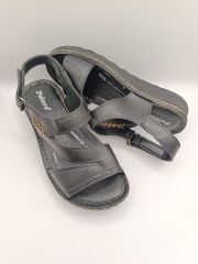 Günlük Kadın Cırt Bantlı Sandalet Yumuşak Rahat  Siyah - 40