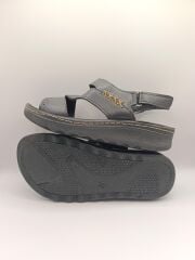 Günlük Kadın Cırt Bantlı Sandalet Yumuşak Rahat Siyah - 40