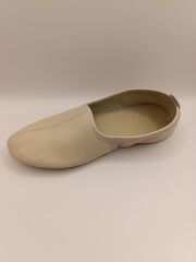 %100 Deri Hac Umre Tavaf Patiği Ve Ev Ayakkabısı Terletmez Bej - 40