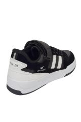 Kadın Ortopedik Tabanlı İsteğe Bağlı Tak-Çıkar Cırtlı Günlük Sneaker Spor Ayakkabı Siyah - 36