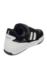 Kadın Ortopedik Tabanlı İsteğe Bağlı Tak-Çıkar Cırtlı Günlük Sneaker Spor Ayakkabı Siyah - 39