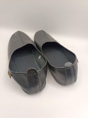 %100 Deri Hac Umre Tavaf Patiği Ve Ev Ayakkabısı Terletmez Siyah - 38