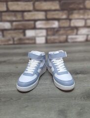 Yarım Bilek Boğazlı Basket Günlük Rahat Spor Ayakkabı Sneaker Mavi - 39