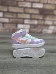 Yarım Bilek Boğazlı Basket Günlük Rahat Spor Ayakkabı Sneaker Lila - 40
