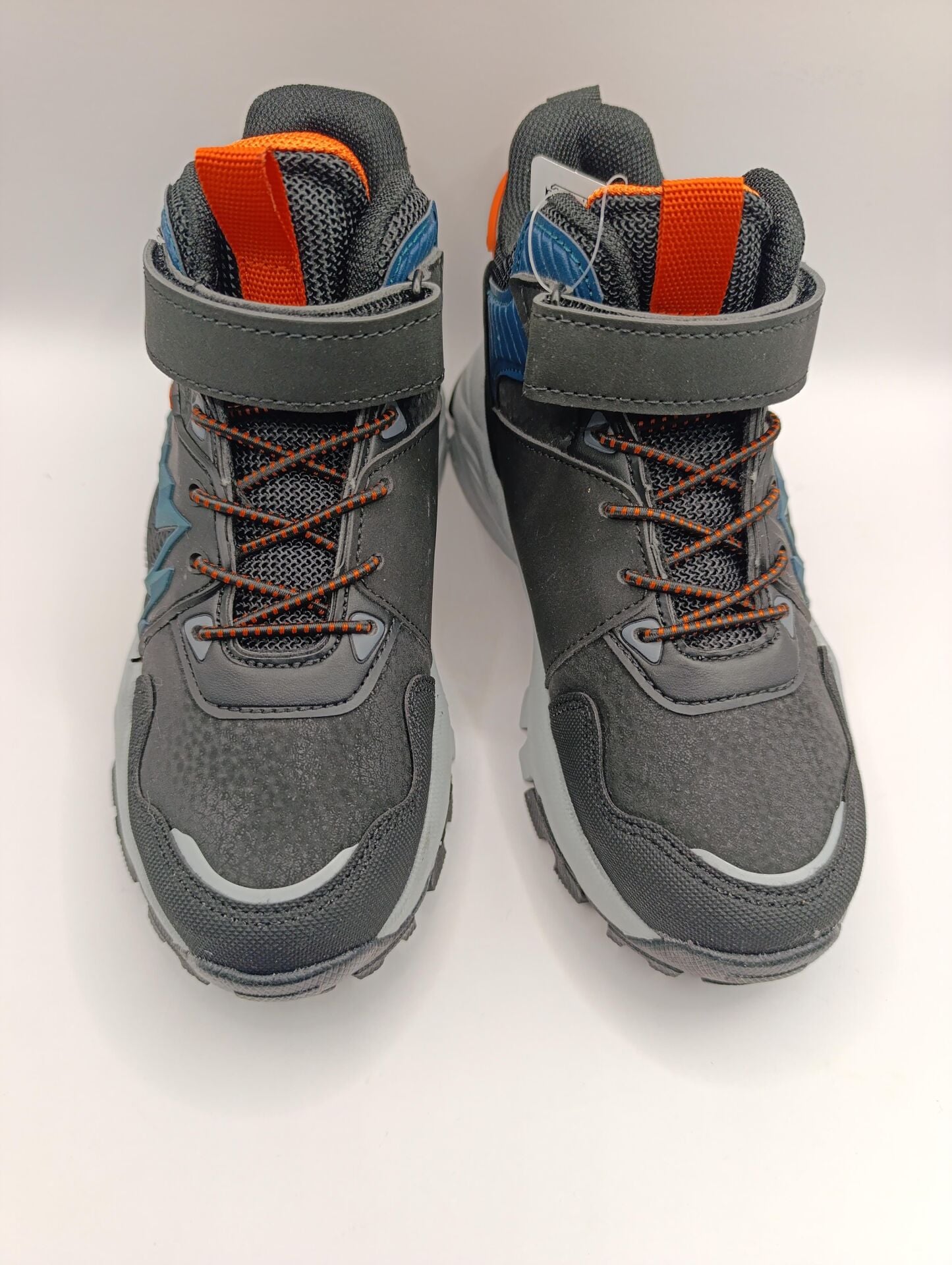 Çocuk Kaydırmaz Kauçuk Taban Cırt Bantlı Konforlu Üst Kalite Bot Mavi - 33