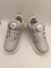 Çocuk Su İtici Kumaş Akıllı Bağcıklı Spor Ayakkabı Sneaker PEMBE - 34