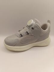 Çocuk Su İtici Kumaş Akıllı Bağcıklı Spor Ayakkabı Sneaker PEMBE - 35