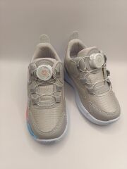 Çocuk Su İtici Kumaş Akıllı Bağcıklı Spor Ayakkabı Sneaker PEMBE - 28