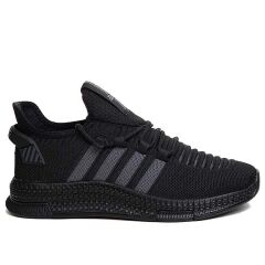 Erkek Günlük Rahat Yumuşak Ekstra Hafif Konforlu Sneaker Esnek Yürüyüş Spor Ayakkabı Siyah - 41