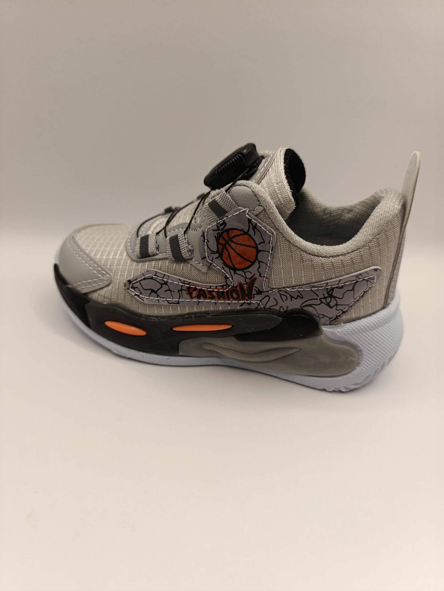 Çocuk Su İtici Kumaş Akıllı Bağcıklı Spor Ayakkabı Sneaker Siyah - 26