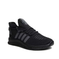 Erkek Günlük Rahat Yumuşak Ekstra Hafif Konforlu Sneaker Esnek Yürüyüş Spor Ayakkabı Siyah - 42