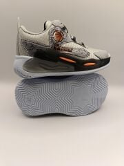 Çocuk Su İtici Kumaş Akıllı Bağcıklı Spor Ayakkabı Sneaker Siyah - 28