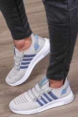 Erkek Günlük Rahat Yumuşak Ekstra Hafif Konforlu Sneaker Esnek Yürüyüş Spor Ayakkabı Mavi - 40