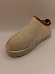 Kadın Lüx Süet İçi Kürklü Kışlık Ugg Modeli Terlik Ayakkabı Bej - 37