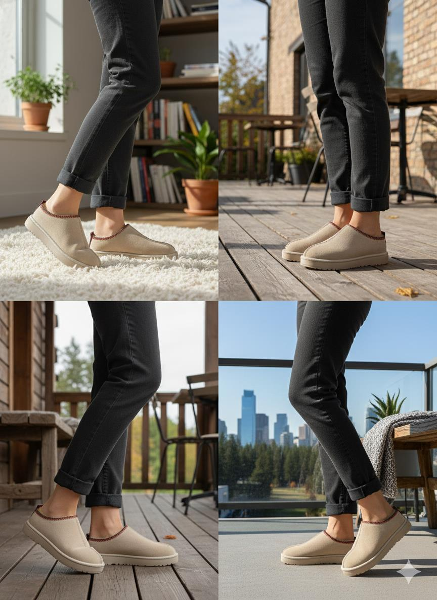 Kadın Lüx Süet İçi Kürklü Kışlık Ugg Modeli Terlik Ayakkabı Bej - 39