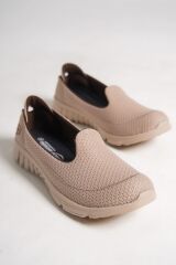 Kadın Fileli Bez Yazlık Spor Babet Ten - 38