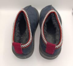 Kadın Lüx Süet İçi Kürklü Kışlık Ugg Modeli Terlik Ayakkabı Siyah - 39