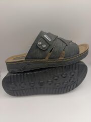 Erkek Terlik Yumuşak Rahat Taban Siyah - 44