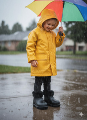 Çocuk İçi Kürklü Su Geçirmez  Hafif Kışlık Bot Çizme Siyah - 32-33