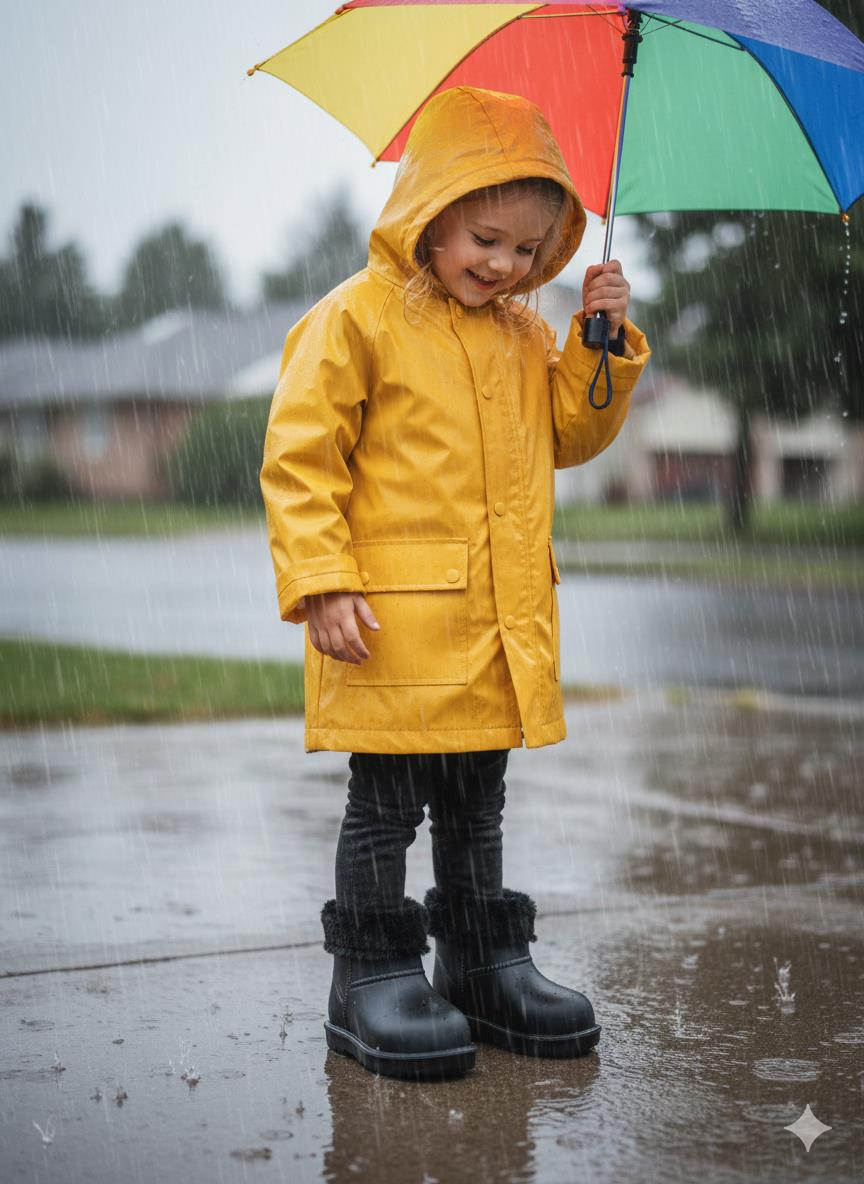 Çocuk İçi Kürklü Su Geçirmez  Hafif Kışlık Bot Çizme Siyah