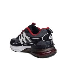 Su Geçirmez Air-Cooled Memory Foam Üst Kalite Sneaker  Balon Taban Çok Rahat Spor Ayakkabı Siyah-Füme-Beyaz-Kırmızı - 43