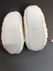 Çocuk Kaydırmaz Taban Panduf Pamuk Astarlı, Kedi Figürlü Çok Amaçlı Okul, Kreş Patiği, Ev Patiği Kahverengi - 33-34