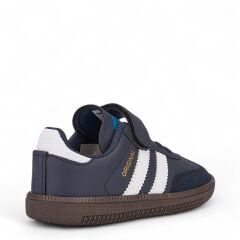 Çocuk Günlük Cırtlı Lastikli  Sneaker Spor Ayakkabı Okul Ayakkabısı Lacivert - 33